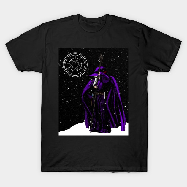 Excelsior - Chaos Magick Servitor/Tulpa (Fantasy Wizard Spirit Guide) T-Shirt by Occult Designs